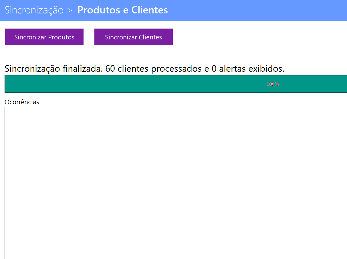 Wiki Sincronizacao Clientes