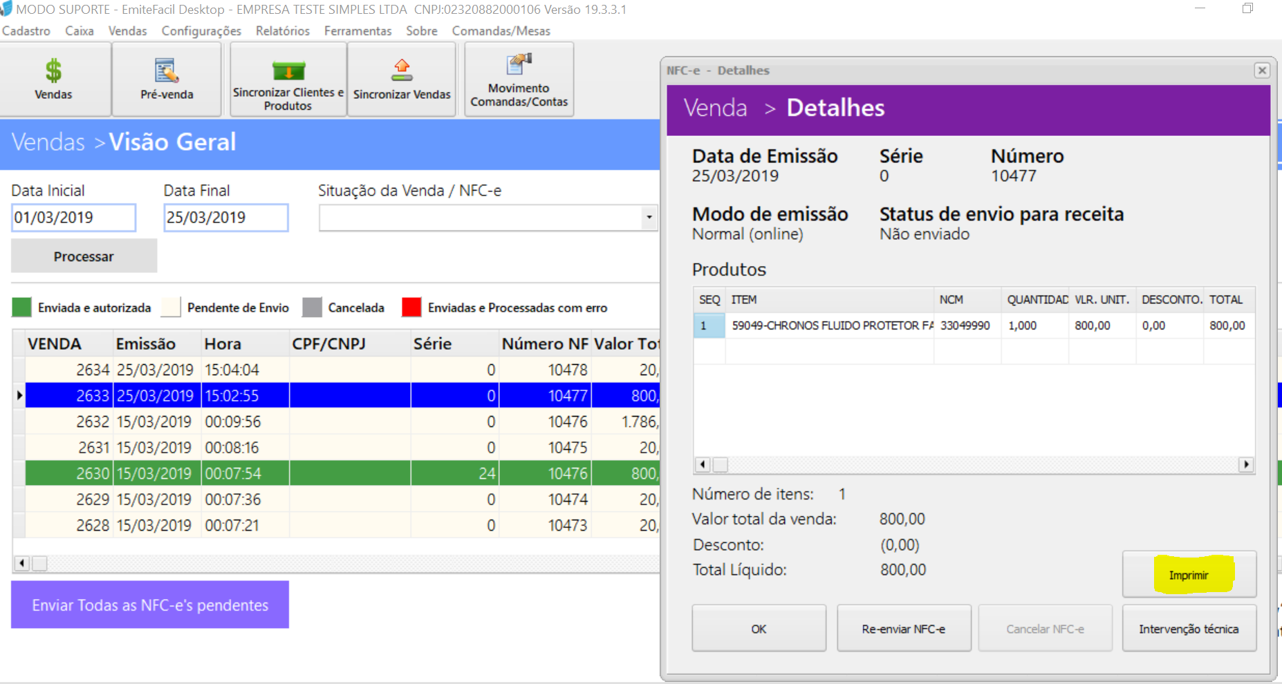 Wiki Venda Reimpressao Prevenda